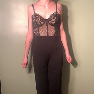 Lace Black Jumpsuit